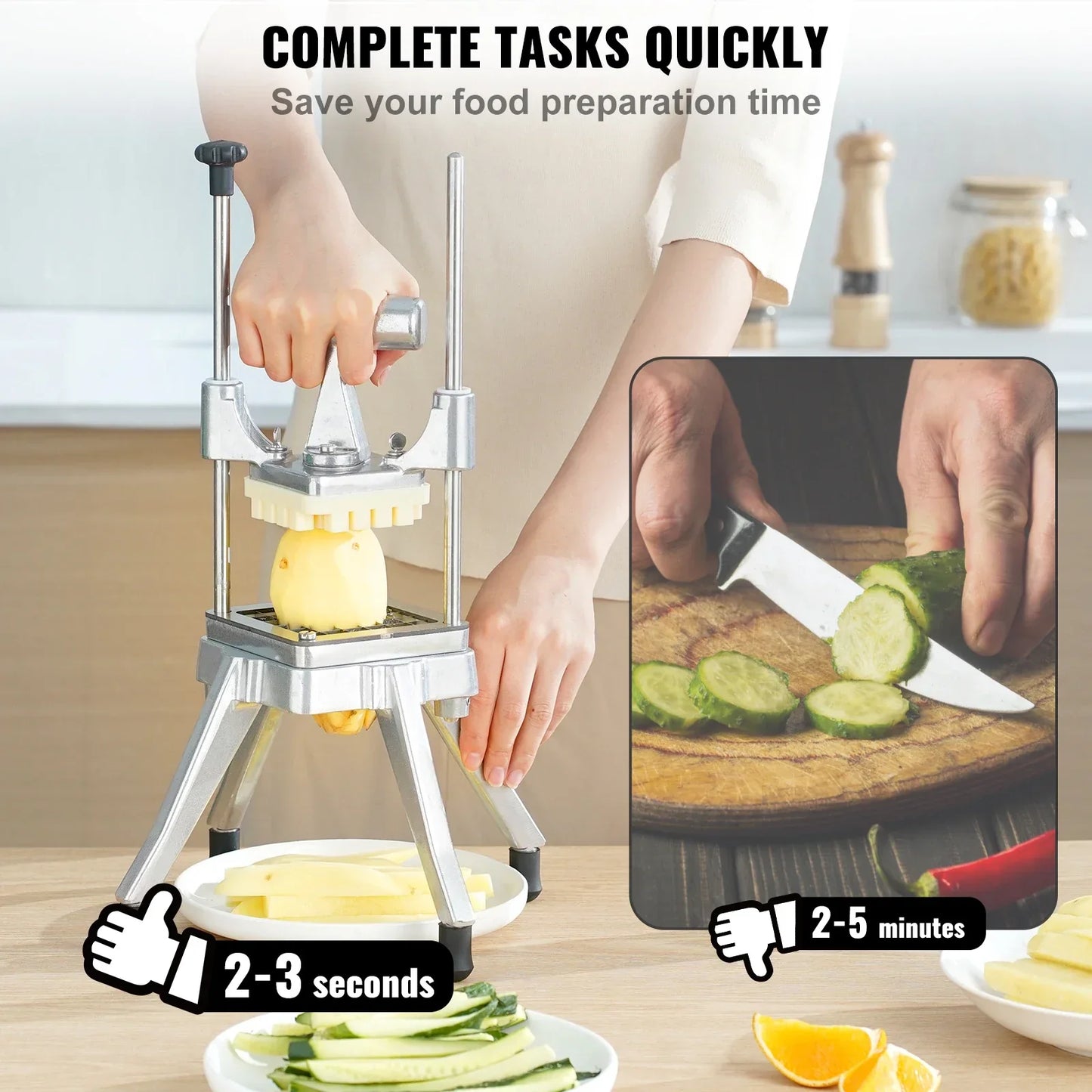 Rynx | Manual Slicing Stainless Steel Commercial Vegetable Slicer
