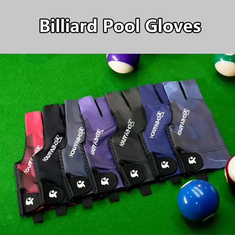 Rynx | Left-Handed Billiard Glove - Three-Finger Design for Outstanding Performance