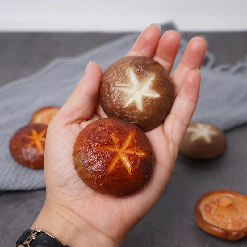 Rynx | Charming Faux Mushroom Decor Collection - 6 Life-like Models for Home and Photography Enhancement