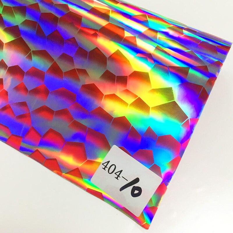 Rynx | Iridescent football pattern PVC jelly vinyl fabric - Ideal for creative projects