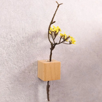 Rynx | Wooden Magnetic Flower Tube Vase