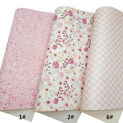 Rynx | Mermaid Sparkle Vinyl Craft Kit - Heart, Flower and Checkered Pattern Collection