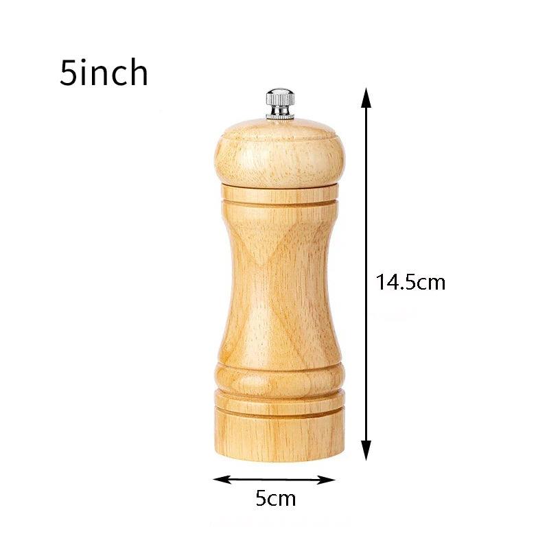 Rynx | Elegant adjustable salt and pepper mill set made of solid wood for outdoor dining