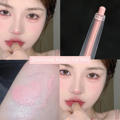 Rynx | Diamond Eyes Pencil Aegyo-sal Shiny Glitter Eyeshadow Pen Eyeliner Pearl Matte Highlight Pen Brightening Silk Worms Makeup Tool