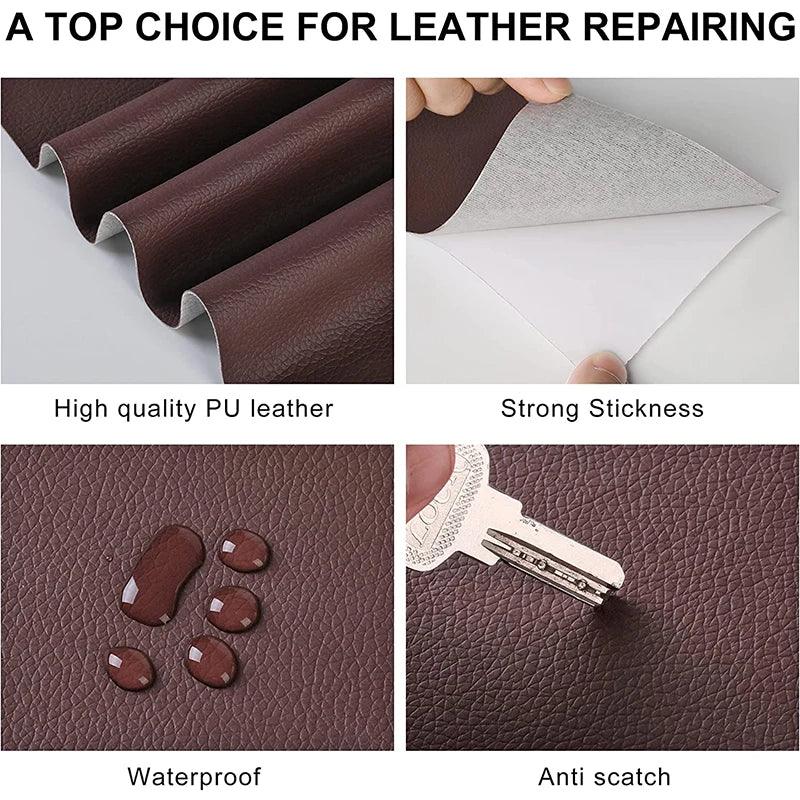 Rynx | Leather Restoration Patch Set for DIY Sofas and Furniture Repair