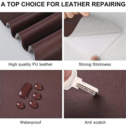 Rynx | Leather Restoration Patch Set for DIY Sofas and Furniture Repair