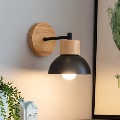 Rynx | NordicWood - LED Wall Lamp Wood Iron Lighting