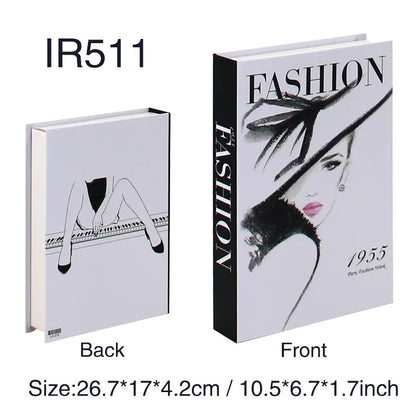 Rynx | Luxury Fake Books for Decor - Elegant Living Room Coffee Table Ornaments and Remote Control Storage Box
