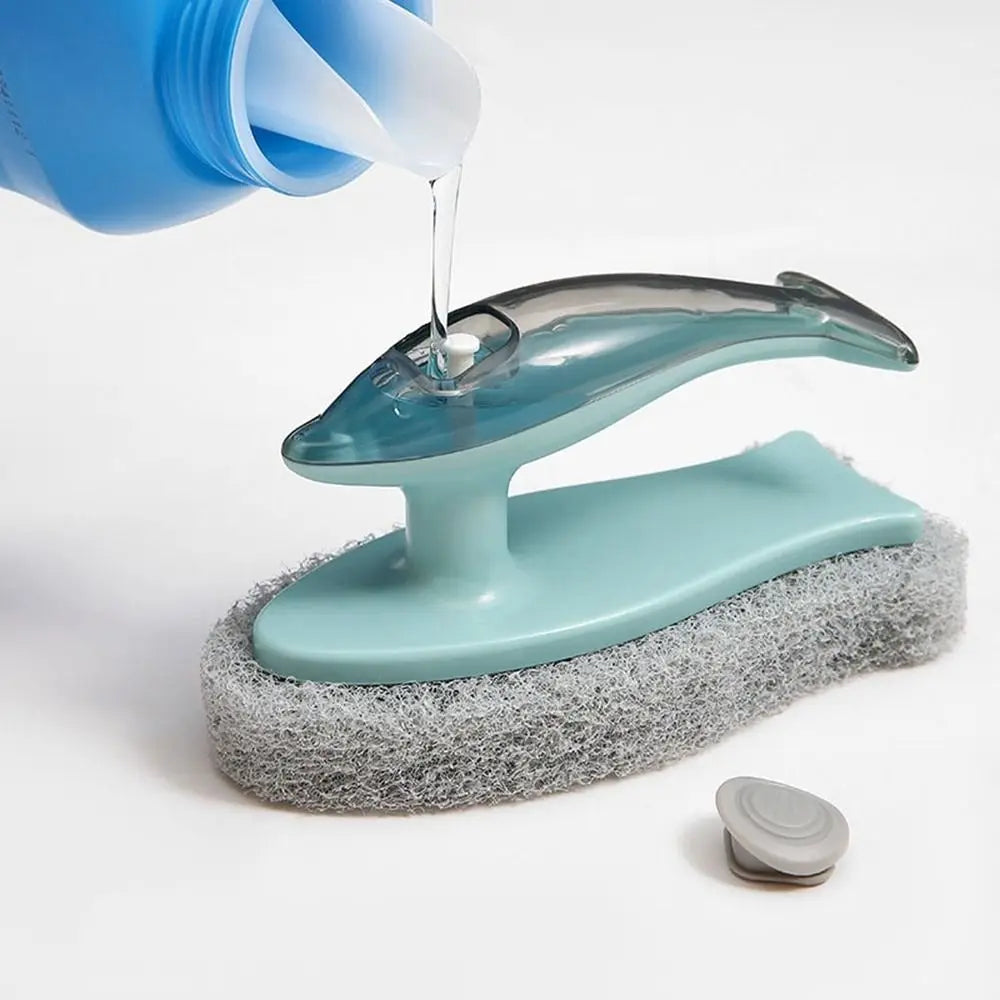 Rynx | Soap Dispenser Dolphin-Shaped Kitchen Brush