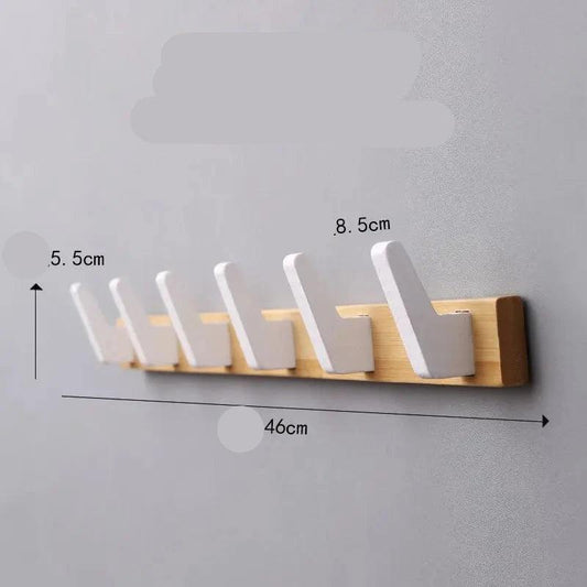 Rynx | Stylish wall coat rack made of solid wood for elegant home organization