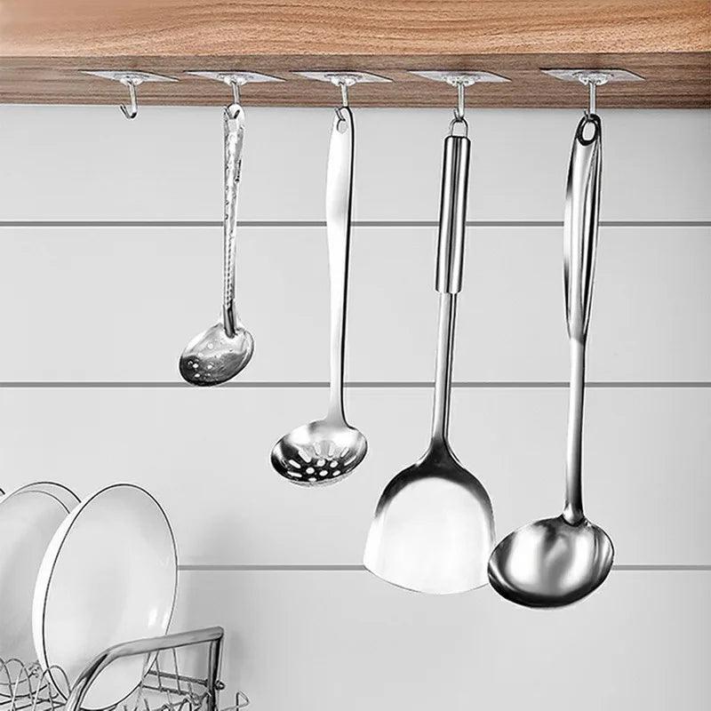 Rynx | Moisture-resistant Wall Hook Set for Seamless Kitchen and Bathroom Organization