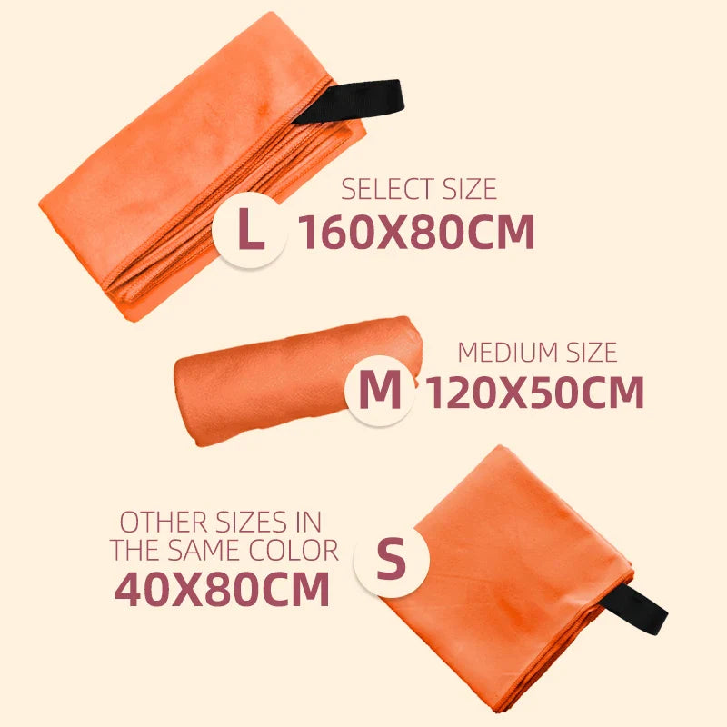 Rynx | Quick Dry Microfiber Sports Towel | Travel & Beach Towel for Running, Swimming, Gym, Yoga, Golf