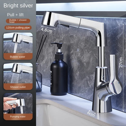 Rynx | 360° Degree Rotation Bathroom Faucet - Scalable Kitchen Faucet, Sink Tapware Blender for Washbasin Tap