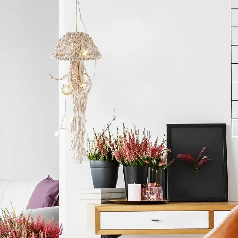 Rynx | Artistic Jellyfish Dream Catcher Handmade Lamp