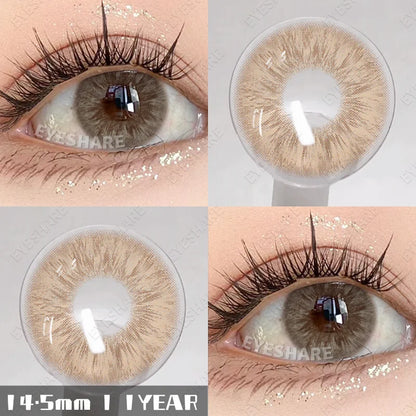 Rynx | 1 pair natural colored contact lenses pink contact purple gray eye colored lenses colored makeup soft beautiful pupil