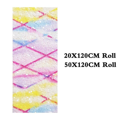 Rynx | Shiny diamond-shaped artificial leather craft roll - Ideal for stylish hair accessories and festive creations
