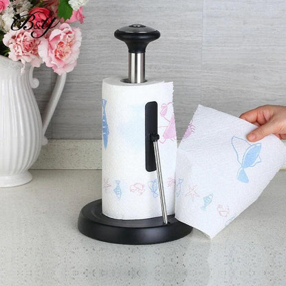 Rynx | Elegant stainless steel paper roll holder for kitchen and bathroom