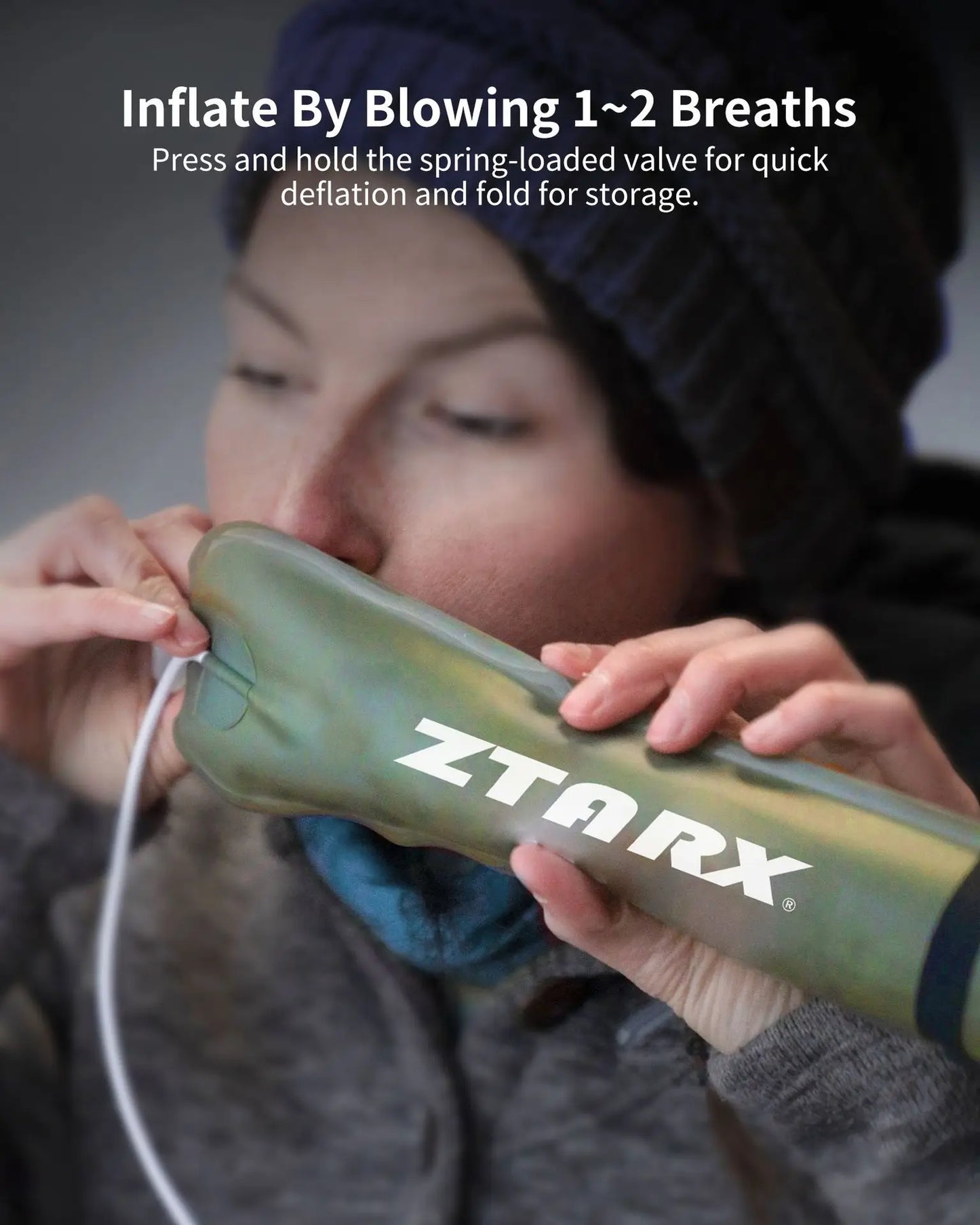 Rynx | Inflatable Solar LED Tube Light - LumiGlow Pro