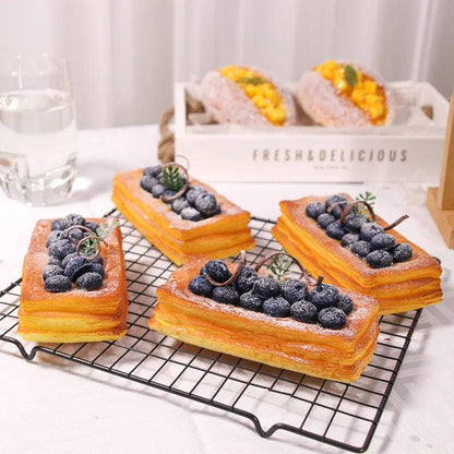 Rynx | Realistic Faux Fruit Cake Model for Home Decor and Photography - 1 pc. FCYY-MIX2