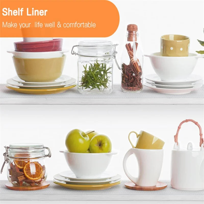 Rynx | Reusable Drawer Liners | Washable, Dustproof, Non-slip Placemats for Kitchen Cabinets, Refrigerators, and Shelves - Shelf Paper