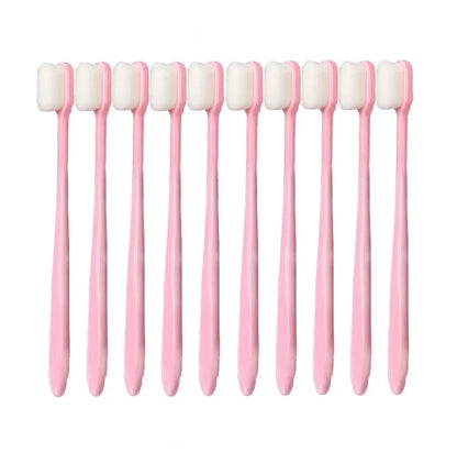 Rynx | Ultra-fine Soft Toothbrush: Million Nano Bristle Adult Brush for Deep Cleaning - Portable Travel Dental Care Oral Brush