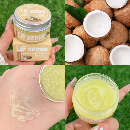 Rynx | Hydrating Fruit Flavor Lip Scrub Reduces fine lines of the lips Moisturizes Nourishing Exfoliating dead skin Lip balm Lip mask Makeup