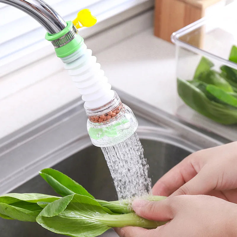 Rynx | Universal 360° Rotating Faucet Bubbler - Water-Saving Swivel Head Shower, Economizer Kitchen Faucet Nozzle Adapter for Sinks