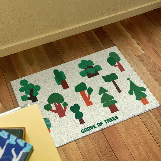 Rynx | Nordic PVC Welcome Doormat Cuttable Plant Mat Entrance Carpet Carpet Anti-Dust Floor Door Mat Aesthetic Home Decor 45x75cm