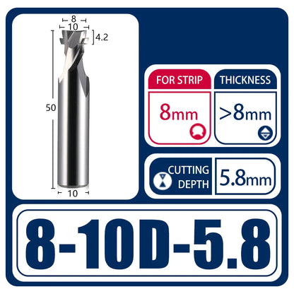 Rynx | 1pcs Neon Light Stripe Milling Cutter - Flexible Silicone LED Slotting Tool for Polystyrene Foam, Acrylic Engraving
