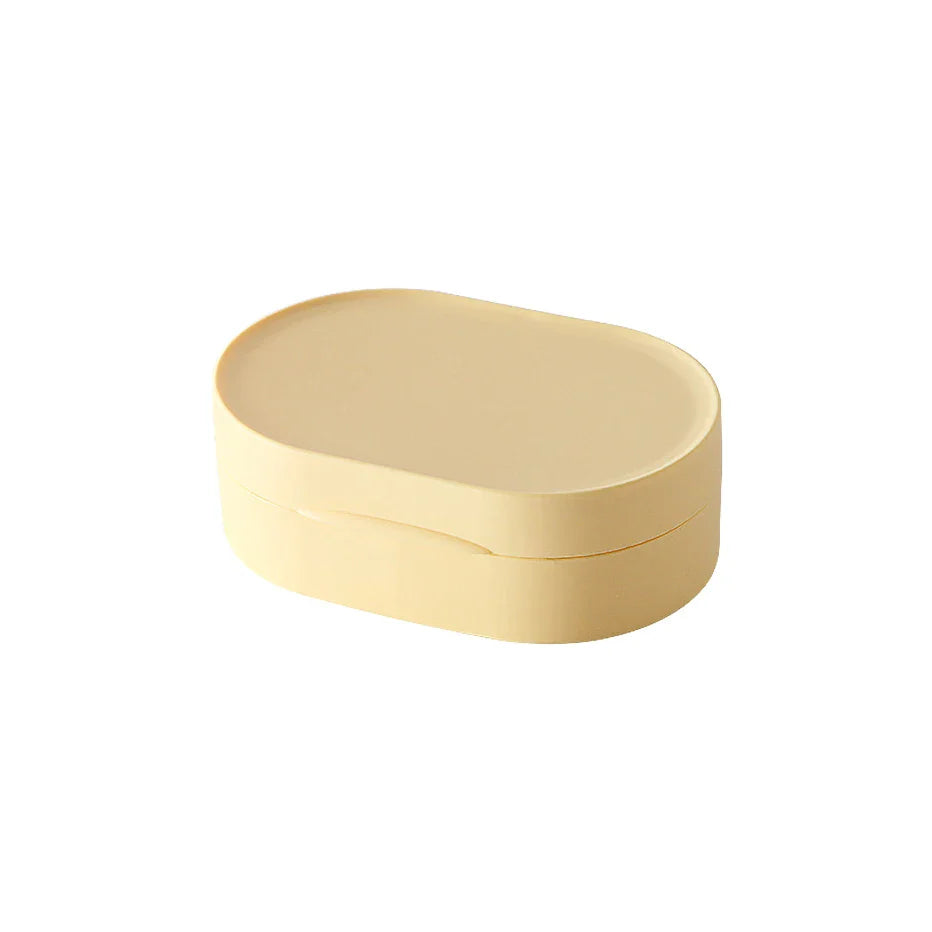 Rynx | On-the-Go Suds: Round Travel Soap Holder with Waterproof Seal - Bathroom Bliss in a Box!