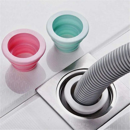 Rynx | Household Sewer Pipe Seal Ring - Anti-Odor Telescopic Washing Machine Floor Drain Plug Connector - Kitchen Bathroom Pipe Accessories