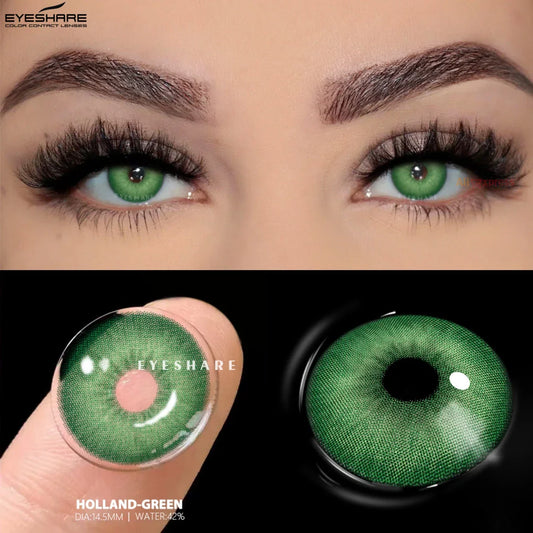 Rynx | New colored contact lenses daily disposable natural brown contact 1 day daily lens blue lenses 10 pcs/5 pairs gray pupils