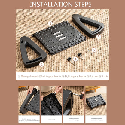 Rynx | Ergonomic Home Office Foot Rest Massager