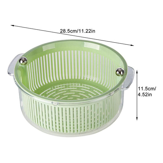 Rynx | Manual Spin Vegetable Drainer Basket