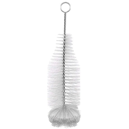 Rynx | Beechwood Handled Soda Stream Bottle Brush | Glassware & Jars Cleaner | Kitchen Cleaning Tool for Drinkware & Wineglass Bottles