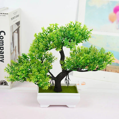 Rynx Artificial Plants Bonsai Small Tree Pot Fake Plant Flowers Potted Plants Ornaments For Home Room Table Decoration Hotel Garden Decor