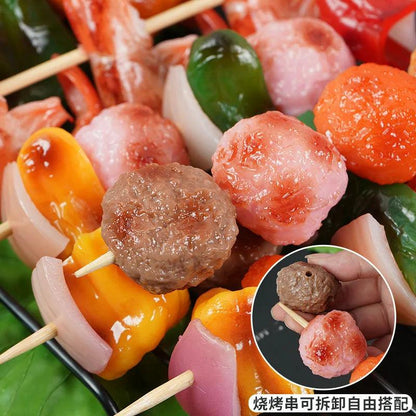 Rynx | Realistic Barbecue Simulation Skewers for Creative Cooking Displays and Fun Play