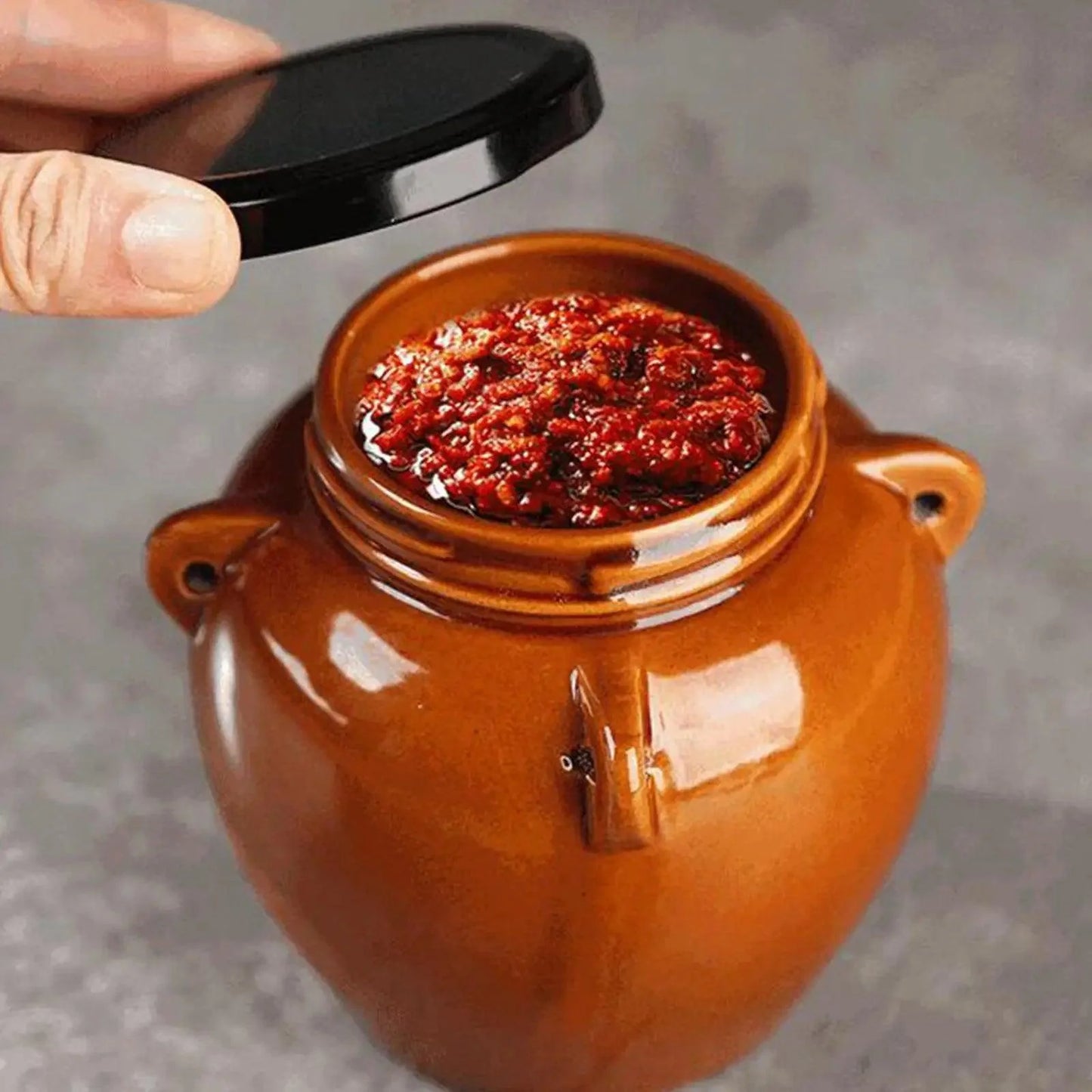 Rynx | Elegant sparkling ceramic storage jar for stylish kitchen decoration