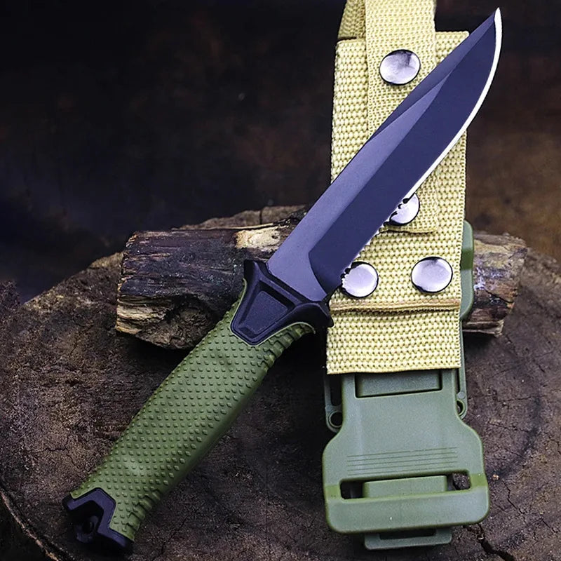 Rynx | Explorer II Outdoor Tactical Knife – Portable Multi-Functional EDC for Wilderness Adventure, Camping and Defensive Use