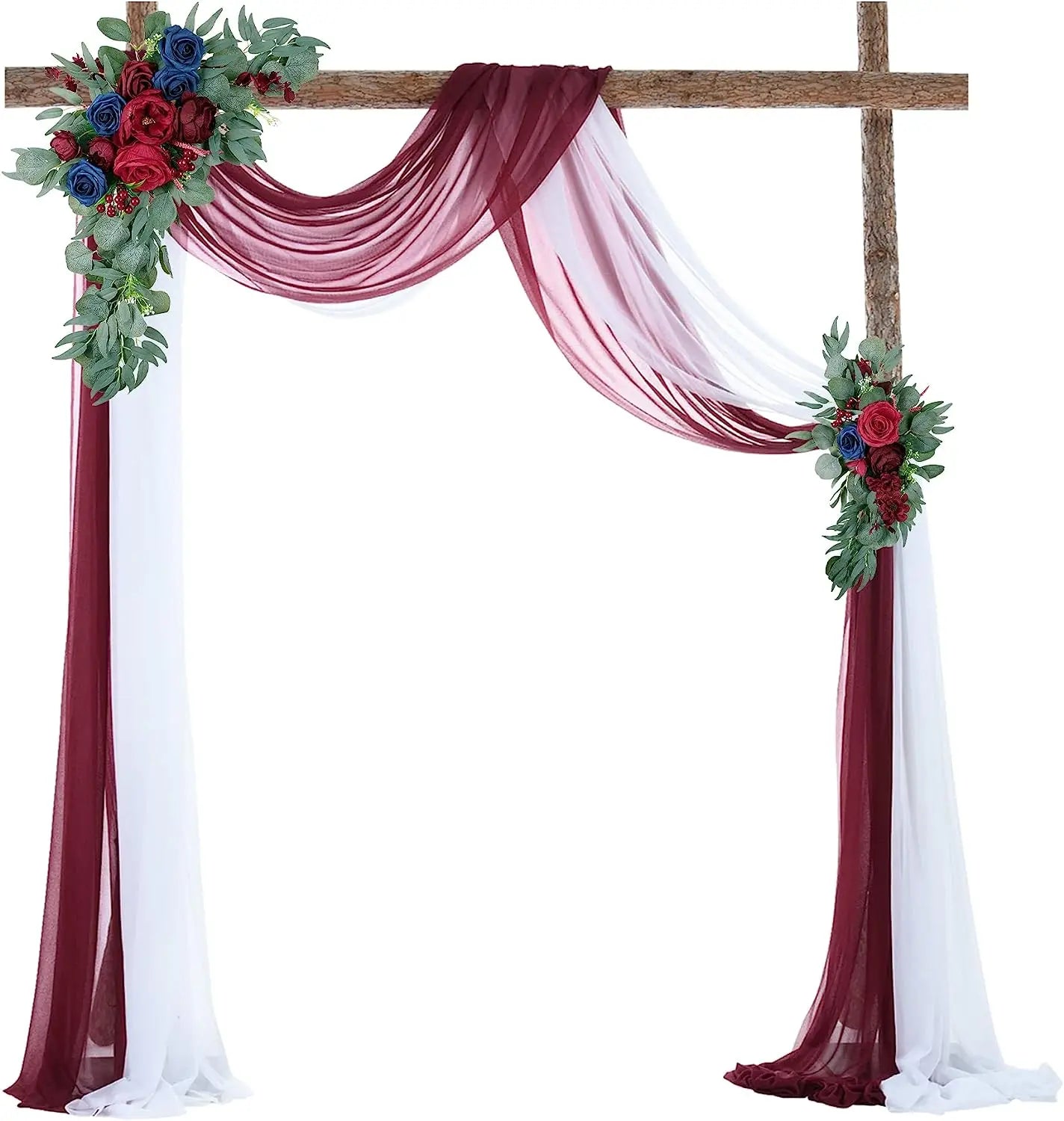Rynx | Dusty Rose Wedding Arch Flower Decoration for Country Wedding Ceremony Floral Garland Reception Background Decoration
