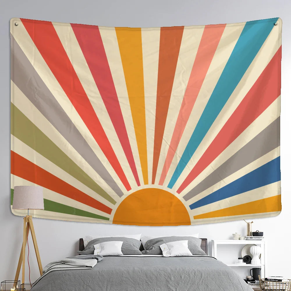 Rynx | Retro Sunrise Tapestry