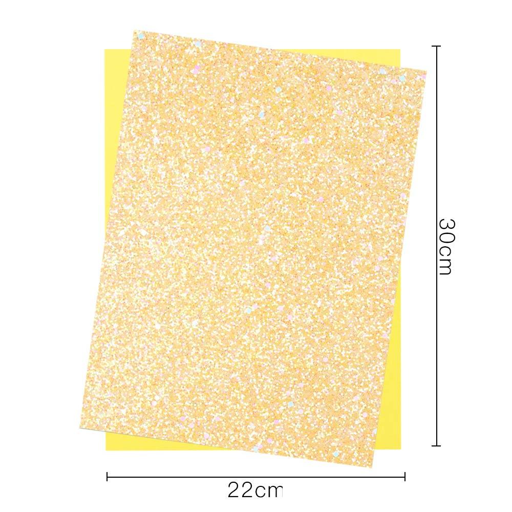 Rynx | Iridescent Rainbow Glitter Vinyl Craft Roll - Creative Gloss Set