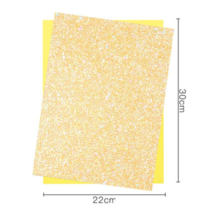 Rynx | Iridescent Rainbow Glitter Vinyl Craft Roll - Creative Gloss Set