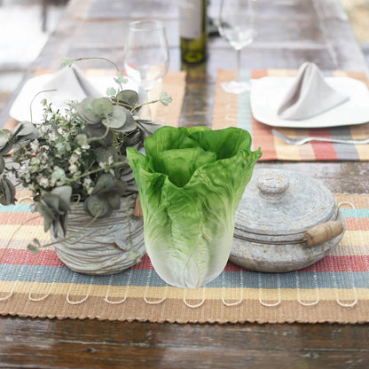 Rynx | Realistic Decorative Fake Lettuce Centerpiece for Home and Dining Areas