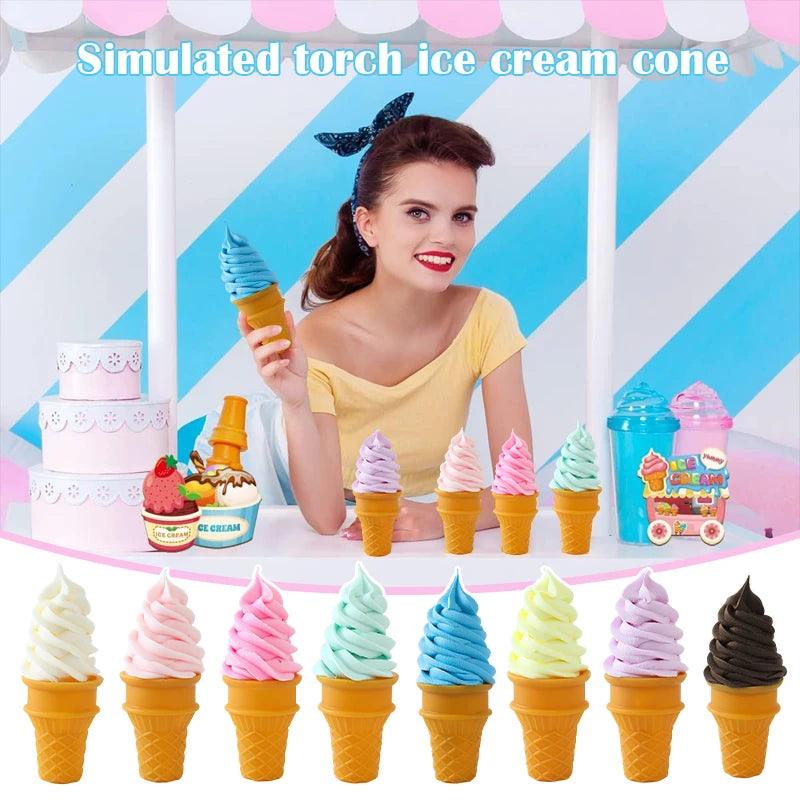 Rynx | lifelike decorative ice cream cone replica for photography and shop displays