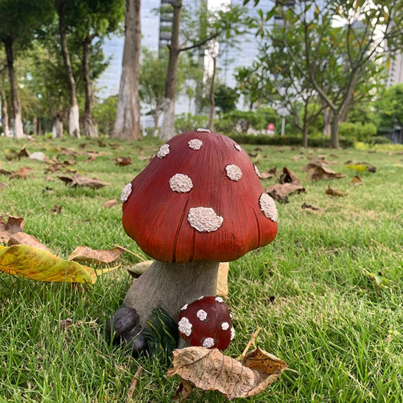 Rynx | Creative Mushrooms Outdoor Garden Decoration for Lawn and Kindergarten Landscaping