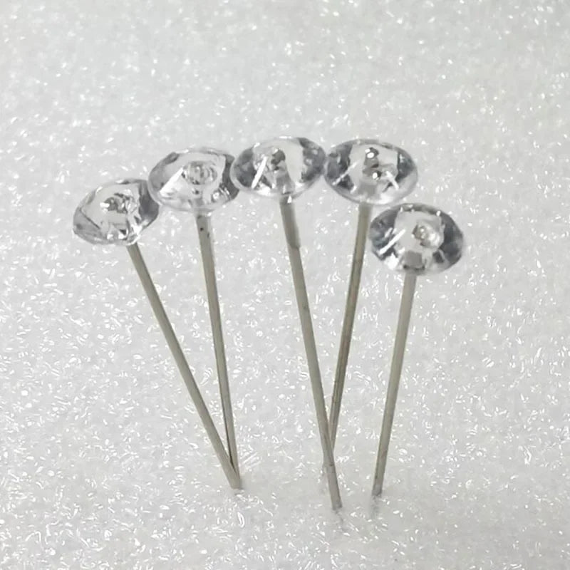 Rynx | Diamond Big Head Sewing Pins - Corsages, Wedding Bouquets, Stitching Needles, Straight Pins in 1 Box - Apparel Sewing Accessories