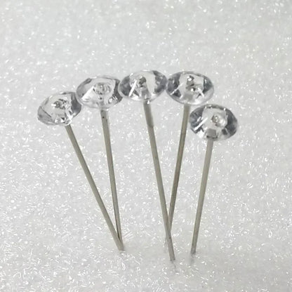 Rynx | Diamond Big Head Sewing Pins - Corsages, Wedding Bouquets, Stitching Needles, Straight Pins in 1 Box - Apparel Sewing Accessories