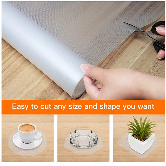 Rynx | Reusable Drawer Liners | Washable, Dustproof, Non-slip Placemats for Kitchen Cabinets, Refrigerators, and Shelves - Shelf Paper