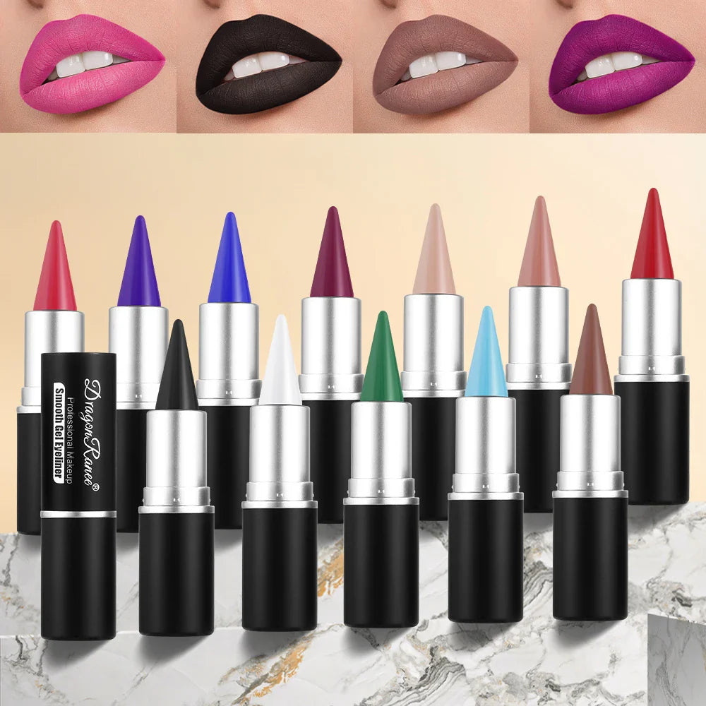 Rynx | Matte lip liner, long-lasting and durable, automatic twist wax structure, suitable for all skin types, multifunctional, suitable for eyeliner, holiday party lipstick